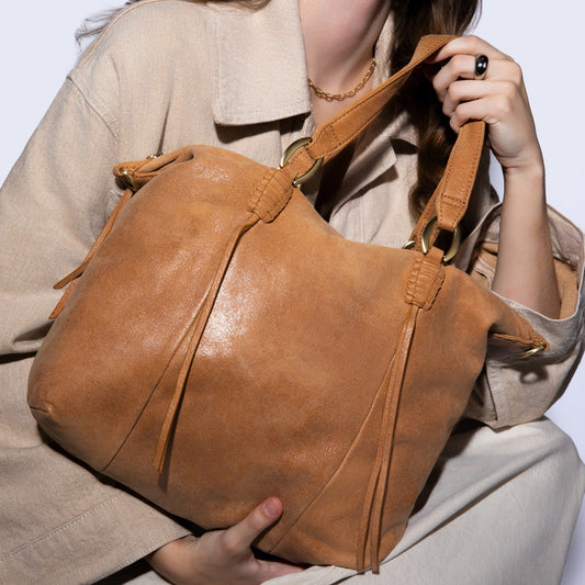 Harley Satchel In Buffed Leather
