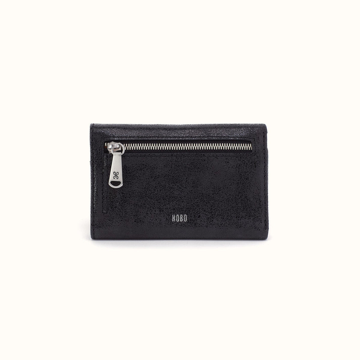 Jill Trifold Wallet In Buffed Leather