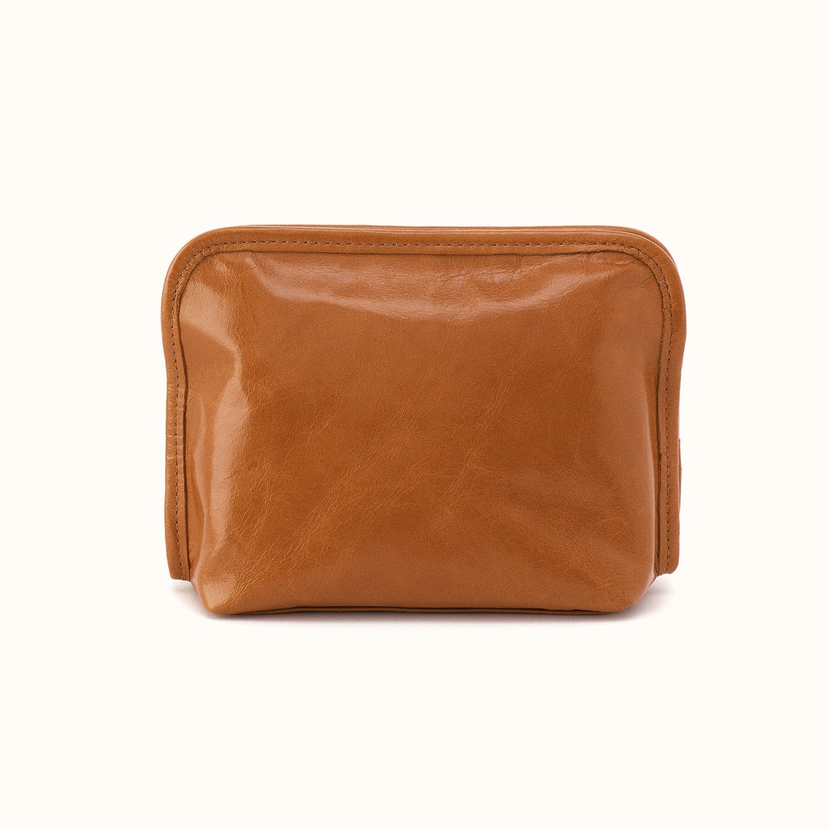 Beauty Cosmetic Pouch In Polished Leather