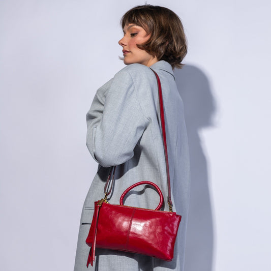 Sable Crossbody In Polished Leather