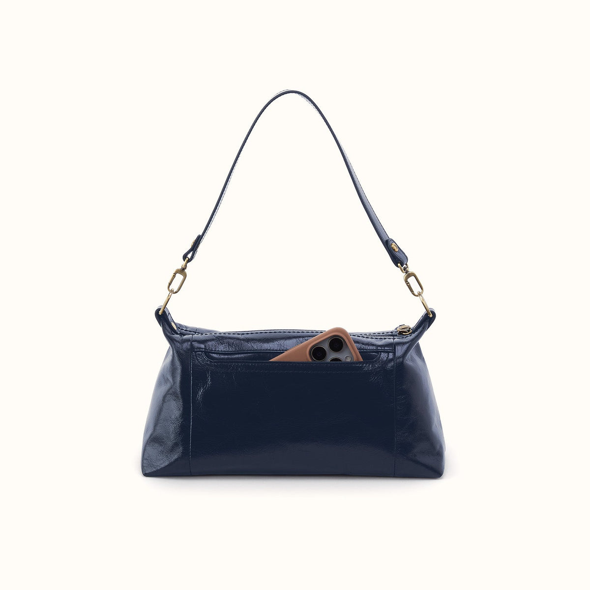 Darcy Shoulder In Polished Leather