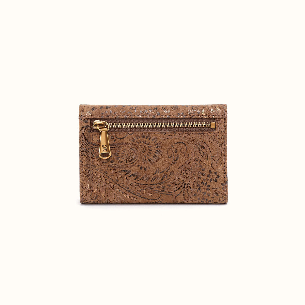 Jill Trifold Wallet In Printed Leather