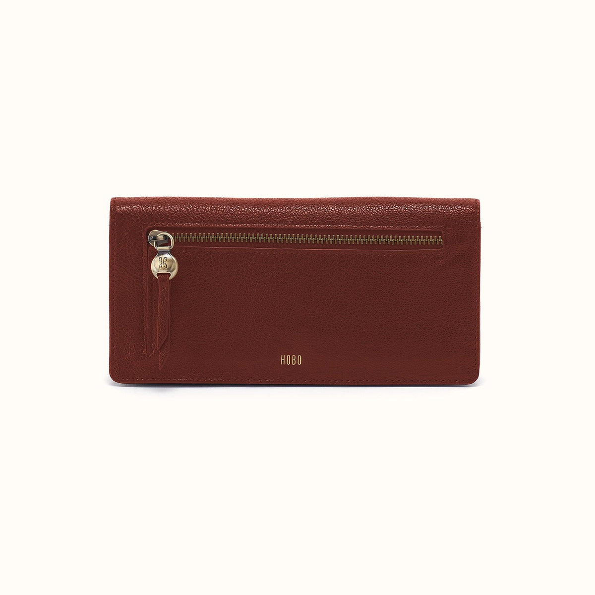 Hutton Large Wallet In Micrograin Leather