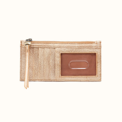 Carte Card Case in Metallic Leather - Gold Leaf- FOL