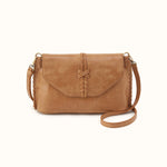Expedition Shoulder Crossbody in Buffed Leather - Whiskey- FOL