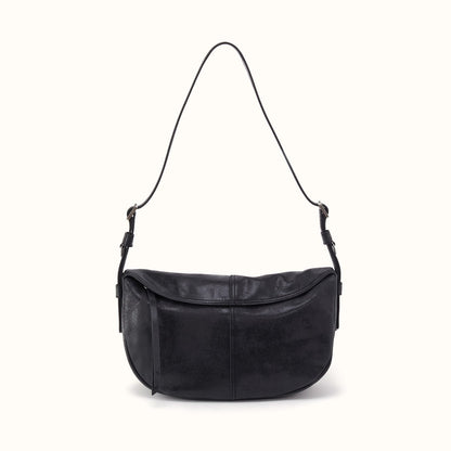Contour Shoulder Crossbody In Buffed Leather