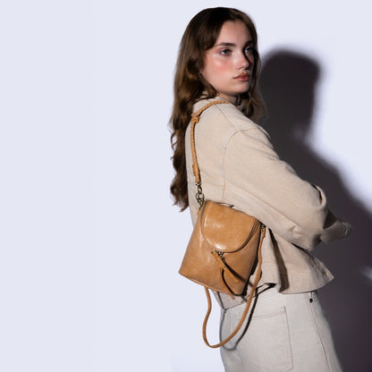 Fern Duo Crossbody In Buffed Leather