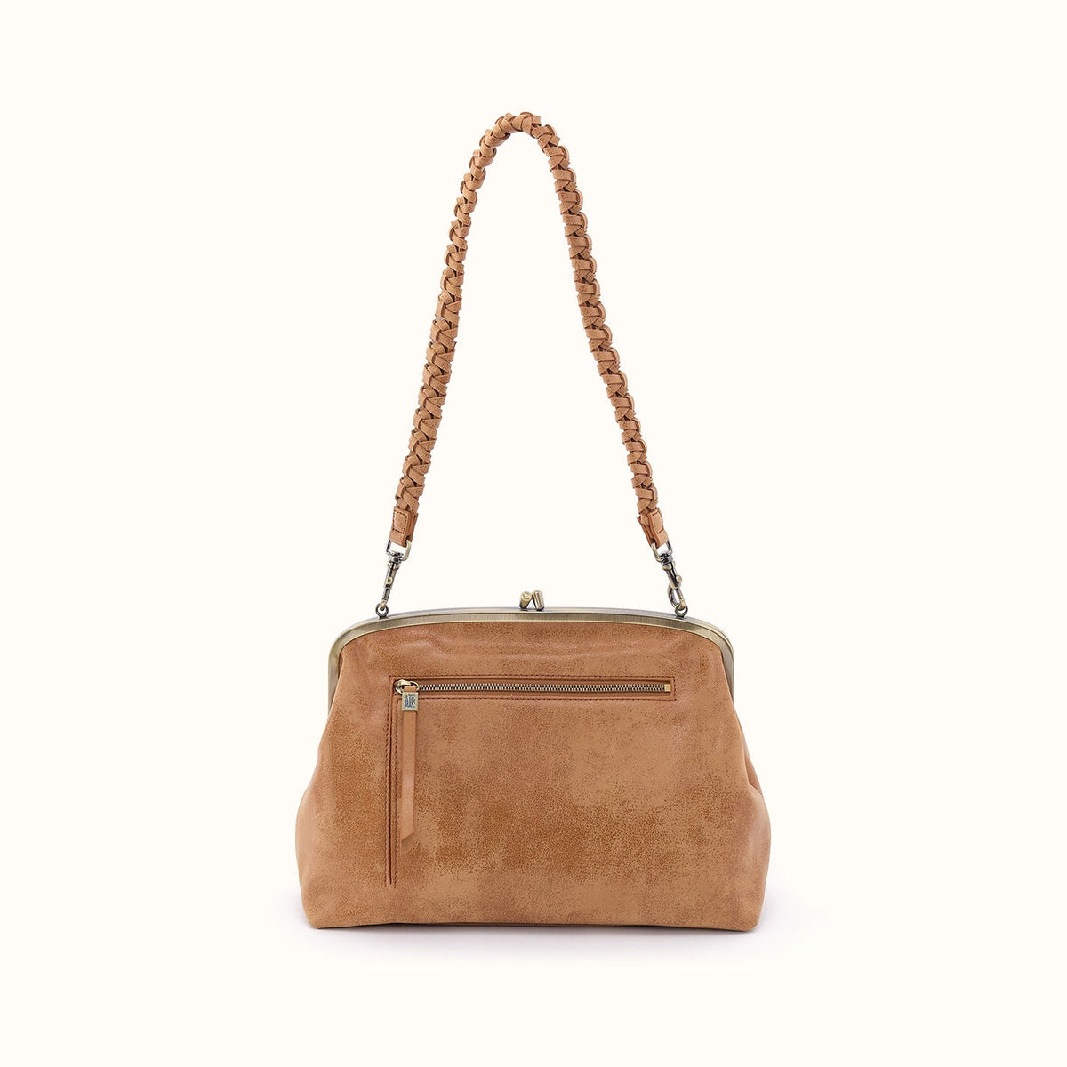 Alba Frame Large Shoulder In Buffed Leather