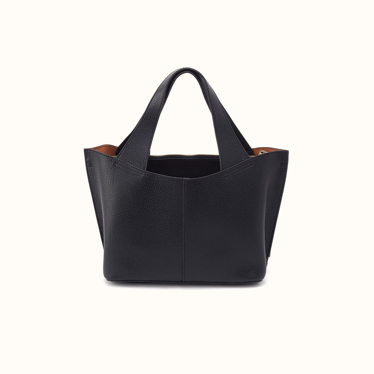 Vida Small Tote In Micro Pebbled Leather