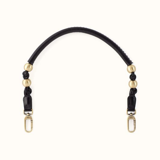 Tamborine Strap In Polished Leather