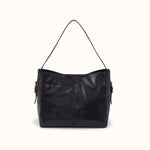 Render Shoulder Bag In Buffed Leather - Black