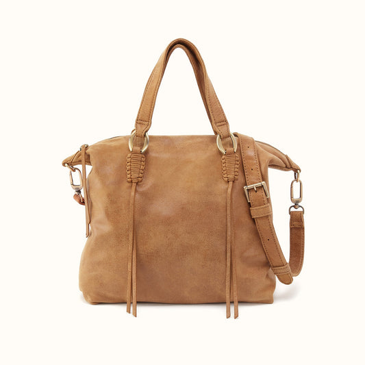 Harley Satchel In Buffed Leather