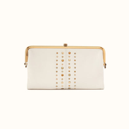 Lauren Clutch-Wallet in Pebbled Leather - Coastal Cloud
