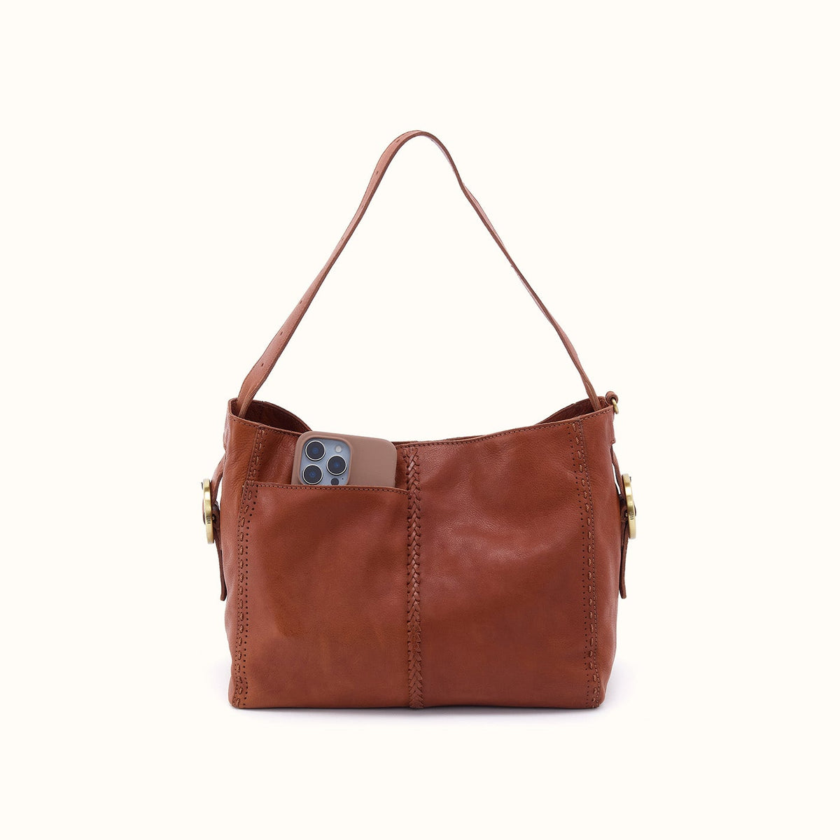 Render Shoulder Bag In Washed Leather