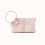 Sable Wristlet In Buffed Leather - Blossom- FOL