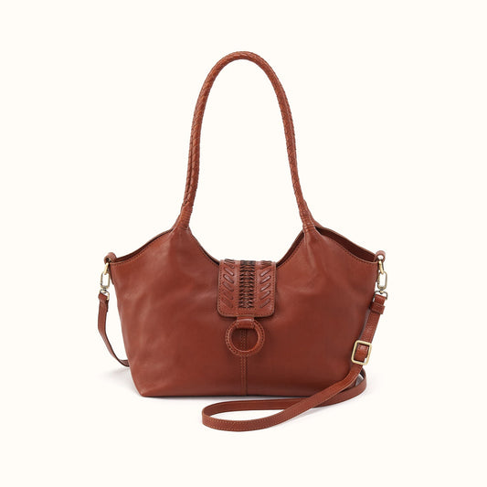 Foundery Small Tote In Washed Leather
