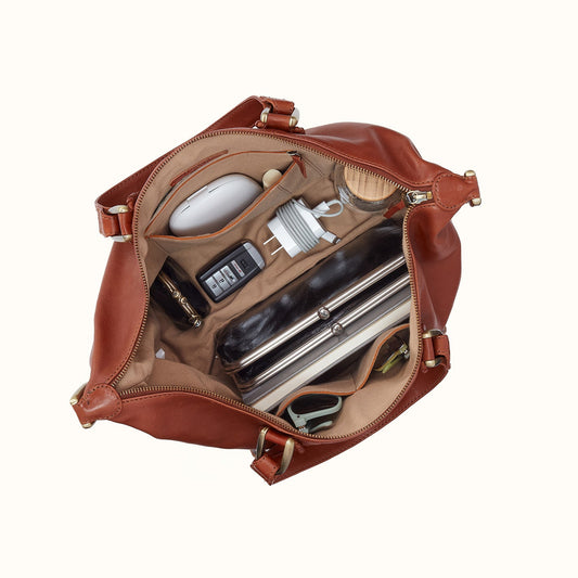 Harley Satchel In Washed Leather