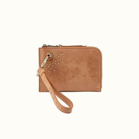 Jett Cc Wristlet In Buffed Leather