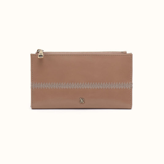 Jill Large Bifold Wallet In Polished Leather