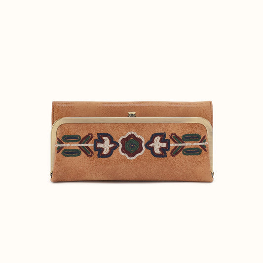 Rachel Continental Wallet In Buffed Leather