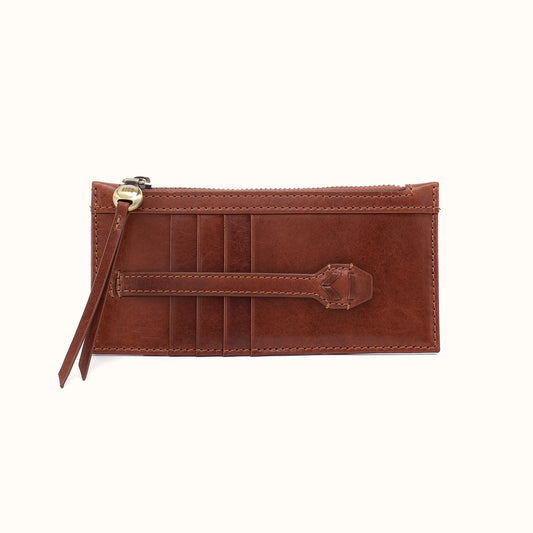 Carte Card Case In Patina Leather