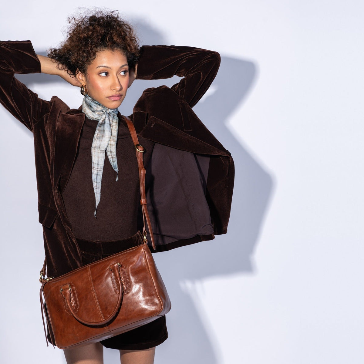 Expedition Satchel In Patina Leather