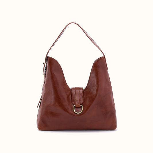Atlas Hobo Bag In Patina Leather
