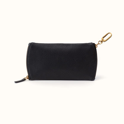 Spark Double Eyeglass Case In Pebbled Leather