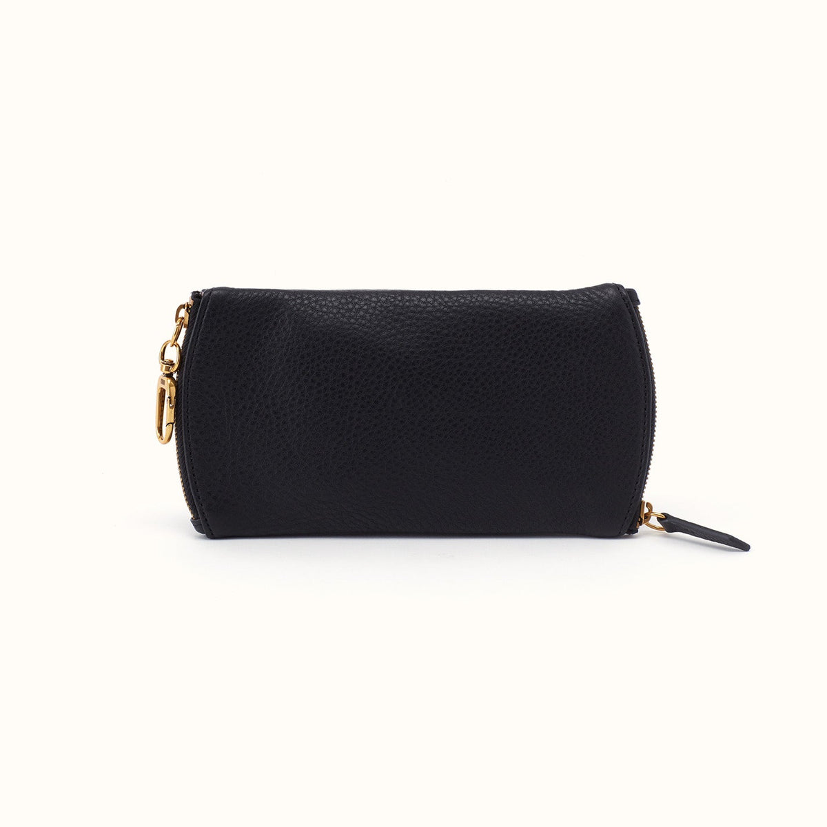 Spark Double Eyeglass Case In Pebbled Leather