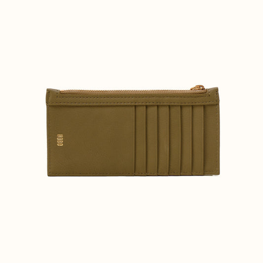 Carte Card Case In Pebbled Leather - Sunlit Sage