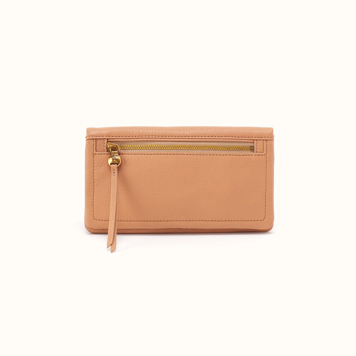 Lumen Continental Wallet in Pebbled Leather - Sandstorm- FOL