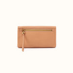 Lumen Continental Wallet in Pebbled Leather - Sandstorm- FOL