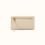 Lumen Continental Wallet In Pebbled Leather - Birch- FOL