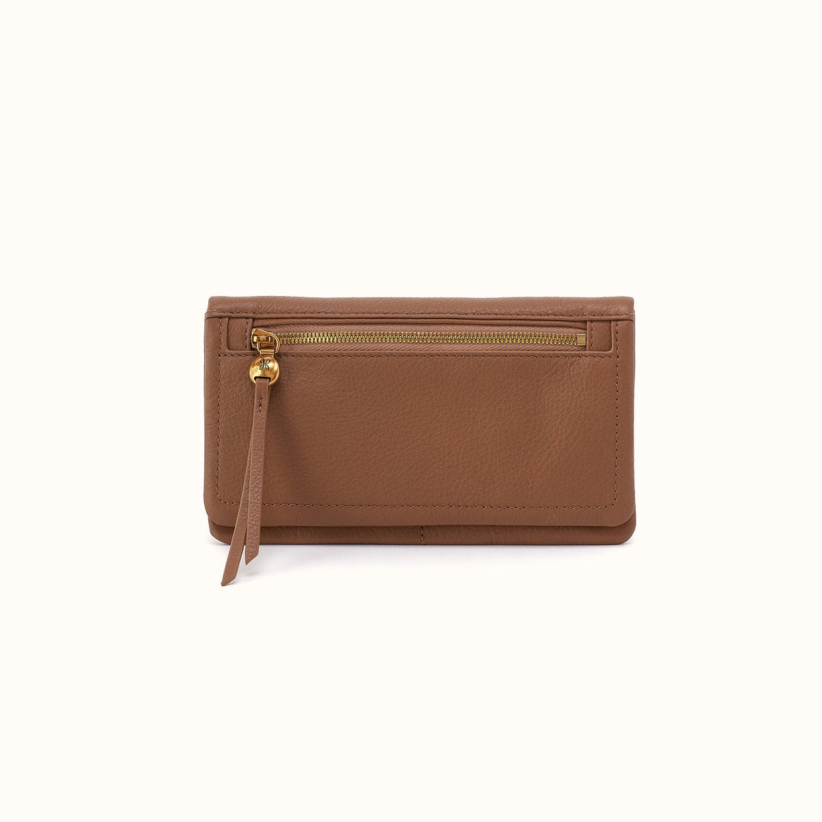 Lumen Continental Wallet In Pebbled Leather