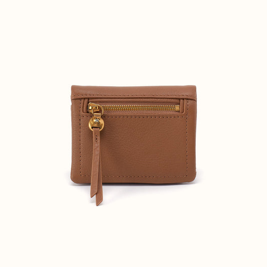 Lumen Mini Wallet In Pebbled Leather
