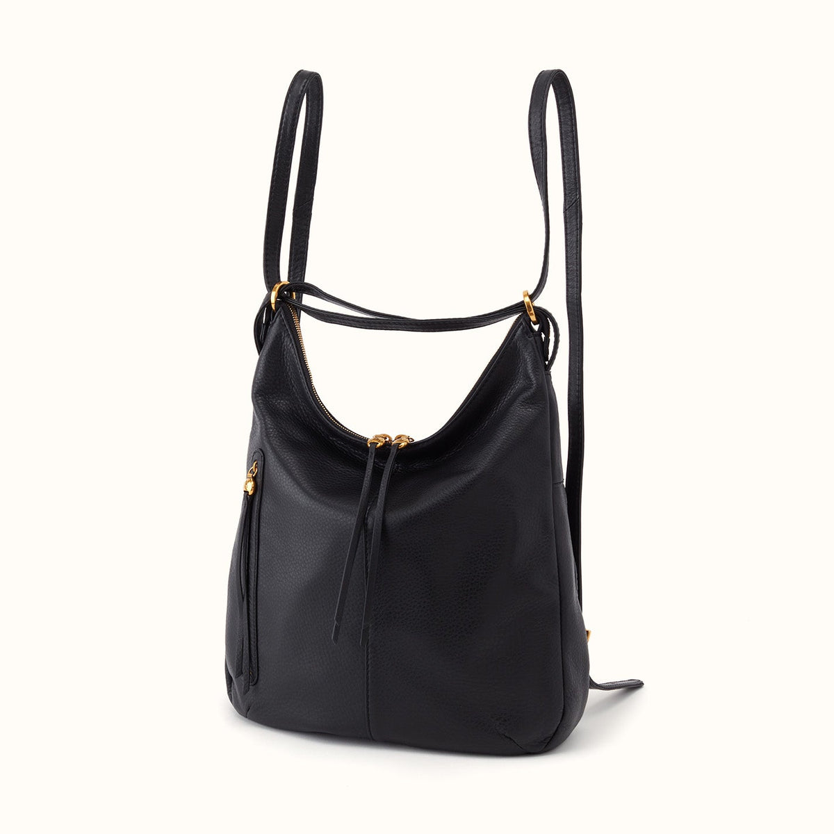 Merrin Convertible Backpack In Pebbled Leather