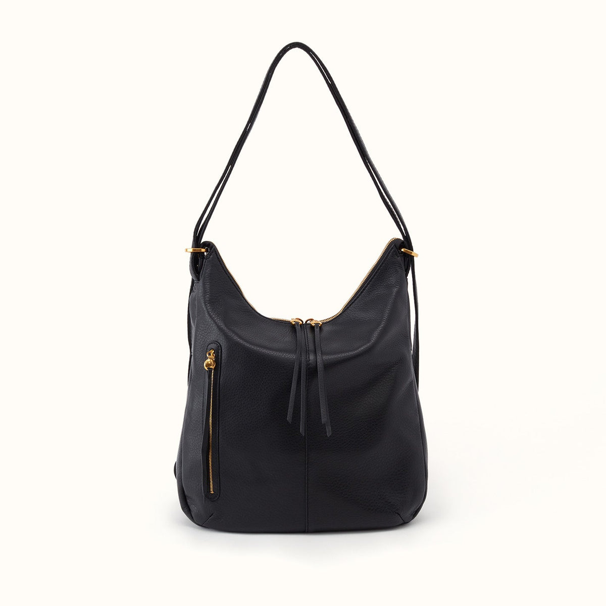 Merrin Convertible Backpack In Pebbled Leather