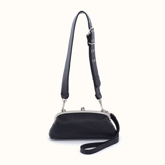 Alba Frame Small Shoulder In Pebbled Leather