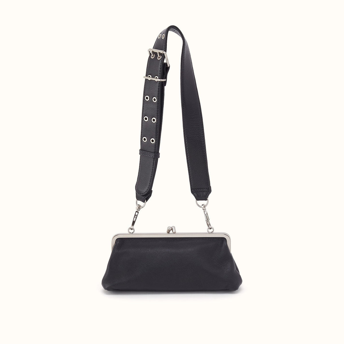 Alba Frame Small Shoulder In Pebbled Leather