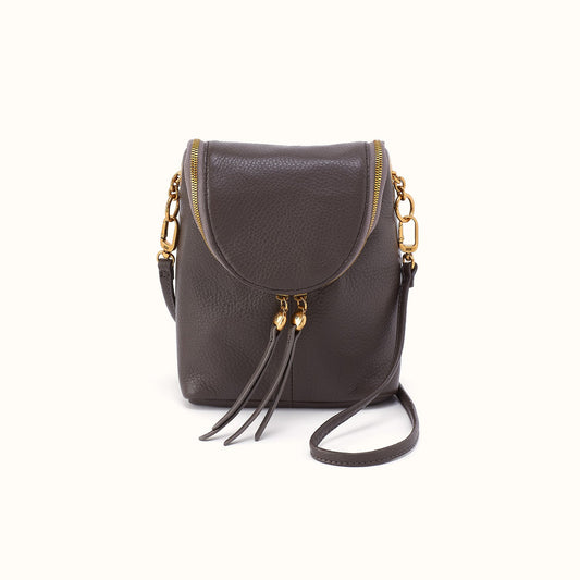 Fern Duo Crossbody In Pebbled Leather