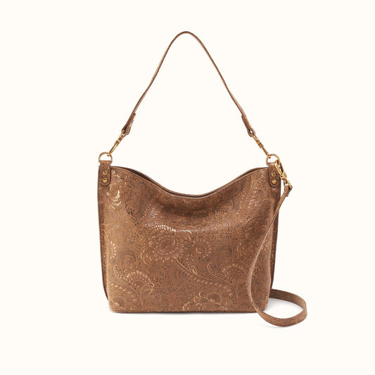 Pier Shoulder Bag In Printed Leather