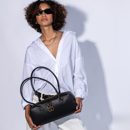 Sadie Satchel In Pebbled Leather