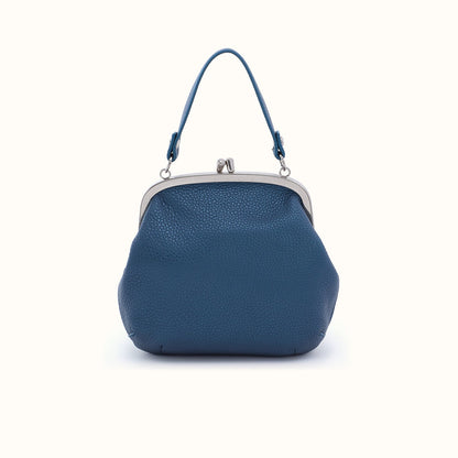 Alba Frame Crossbody In Metallic Leather
