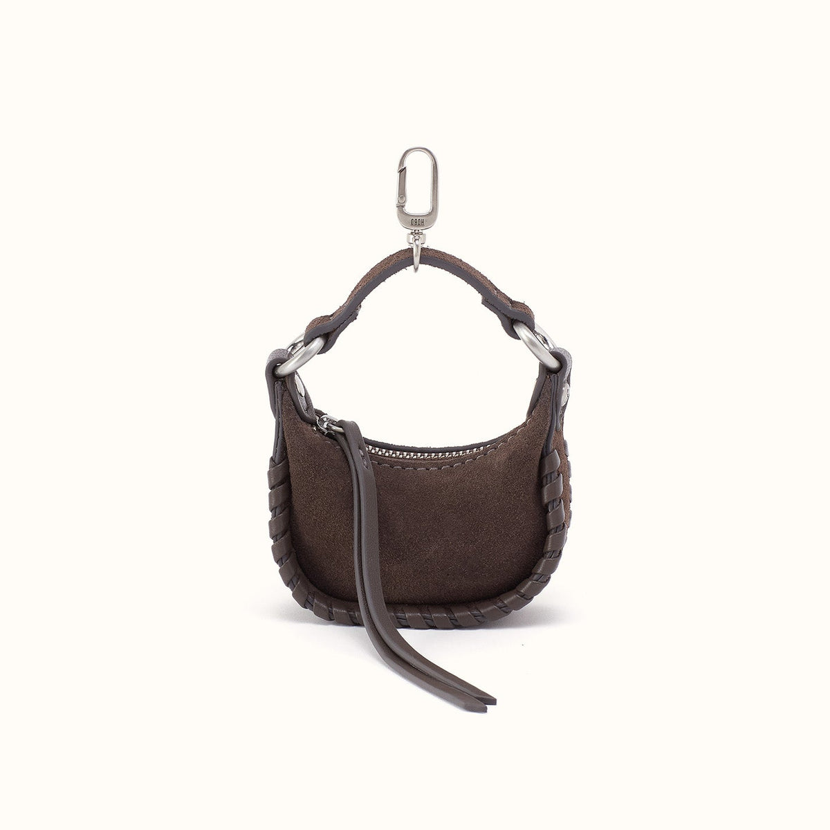 Mia Micro Charm In Pebbled Leather
