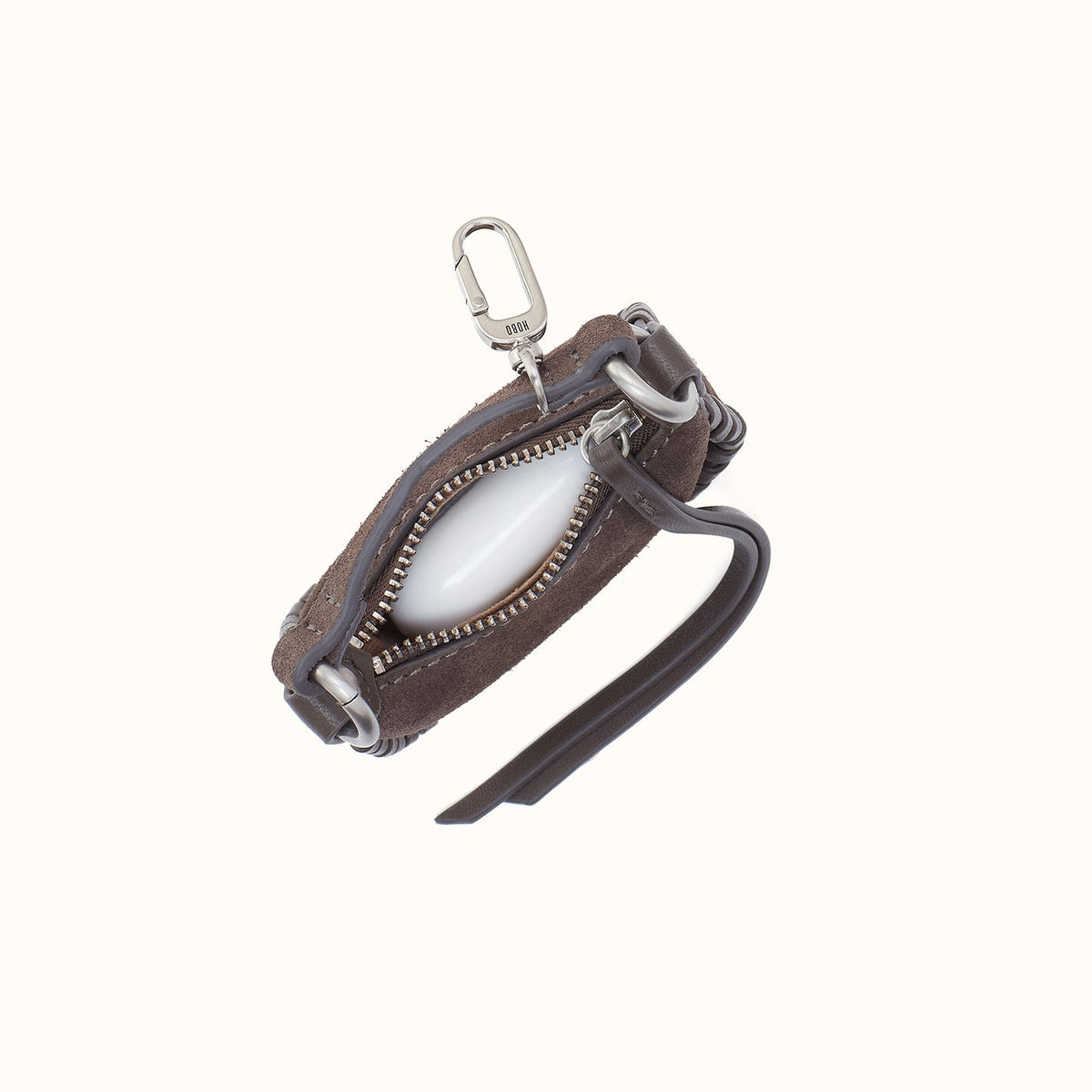 Mia Micro Charm In Pebbled Leather