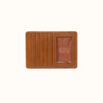 Euro Slide Card Case In Polished Leather