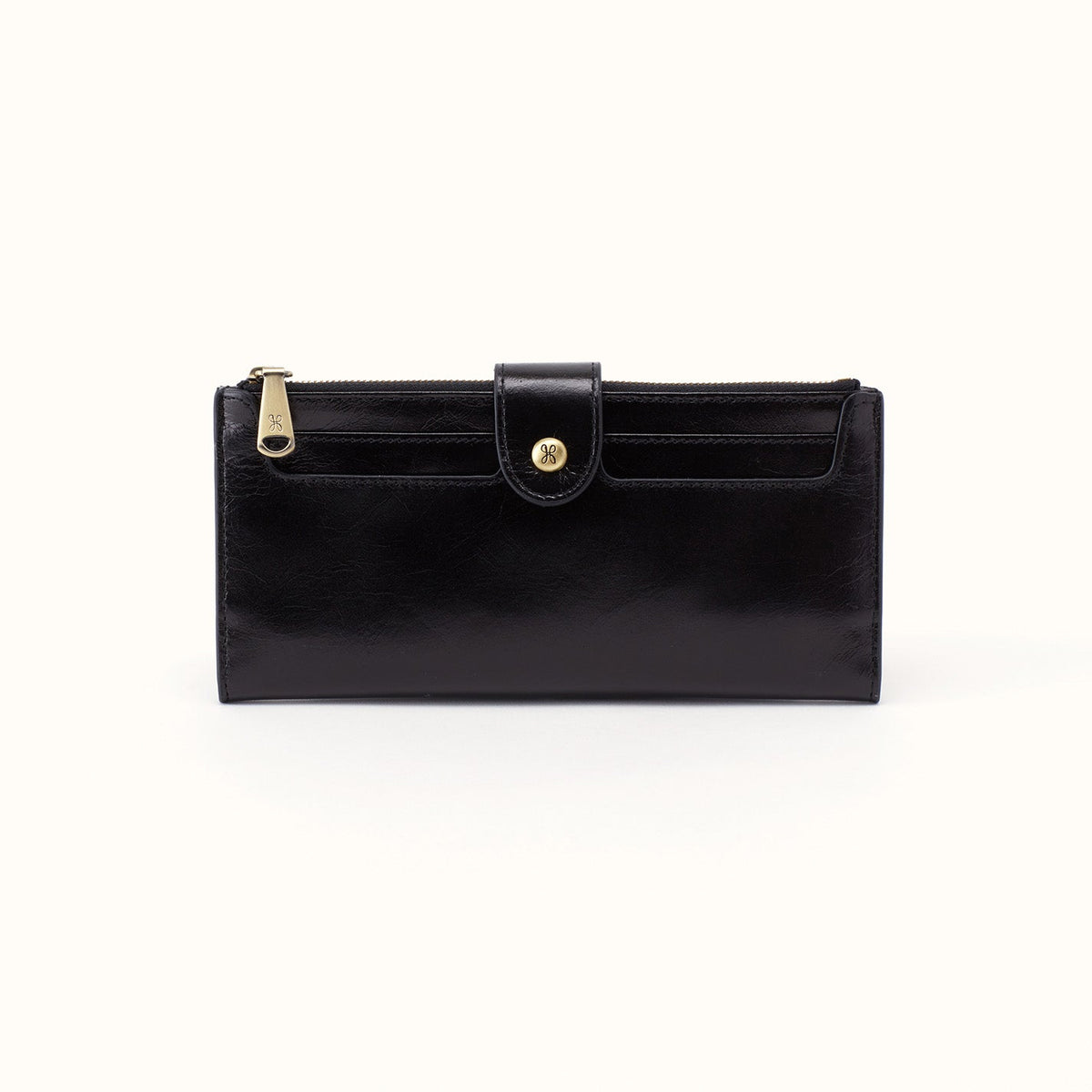 Dunn Continental Wallet In Polished Leather