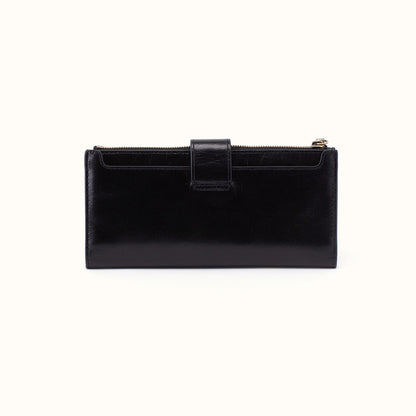 Dunn Continental Wallet In Polished Leather