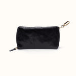 Spark Double Eyeglass Case In Polished Leather