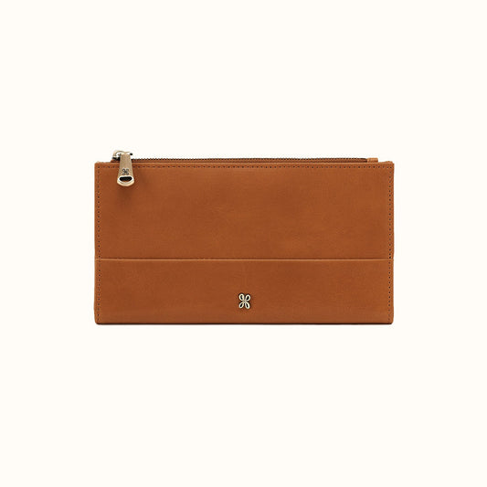 Jill Large Bifold Wallet In Polished Leather